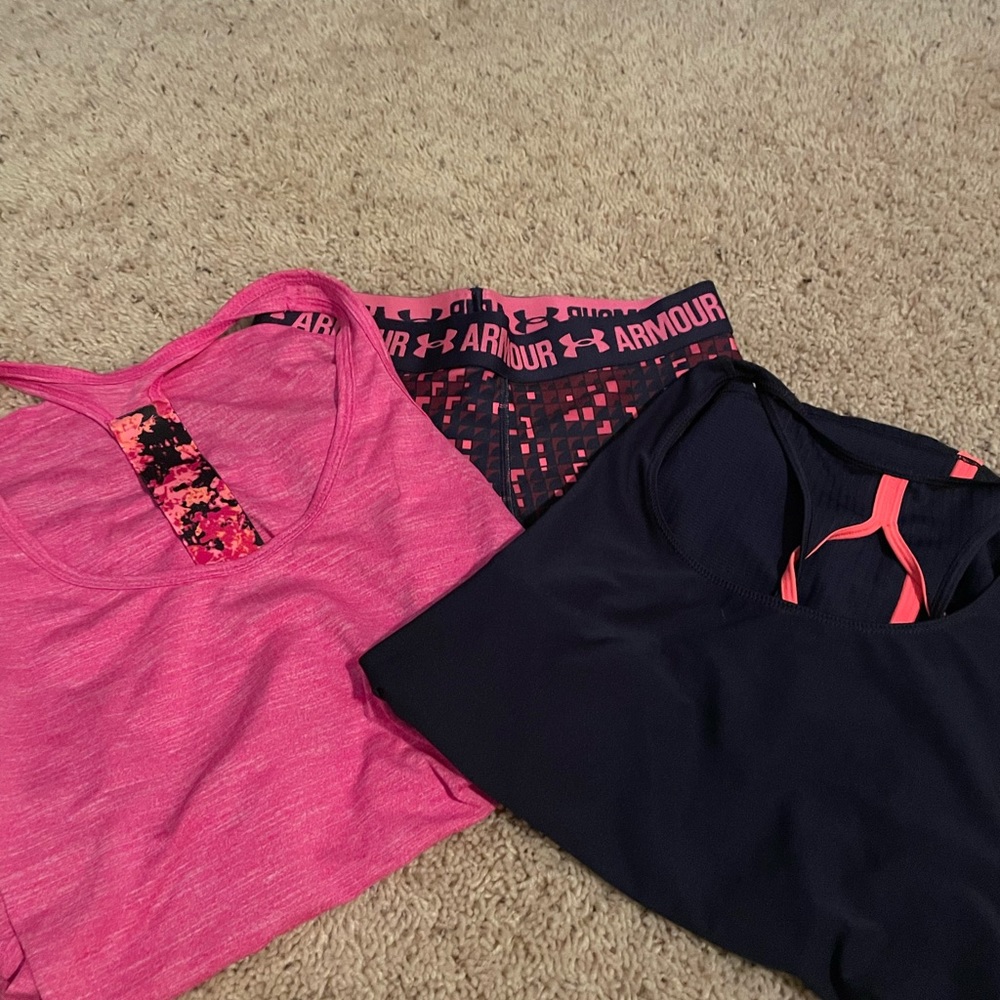 Athletic Tank tops and spandex